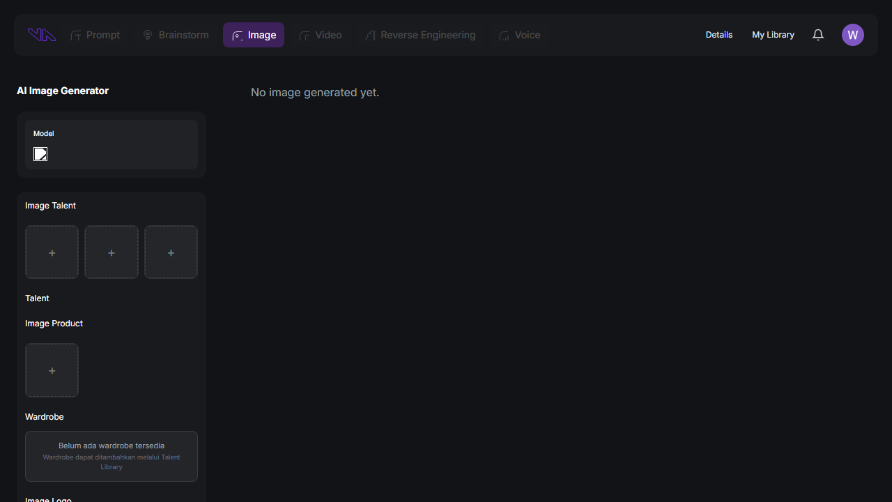 Image Generation View